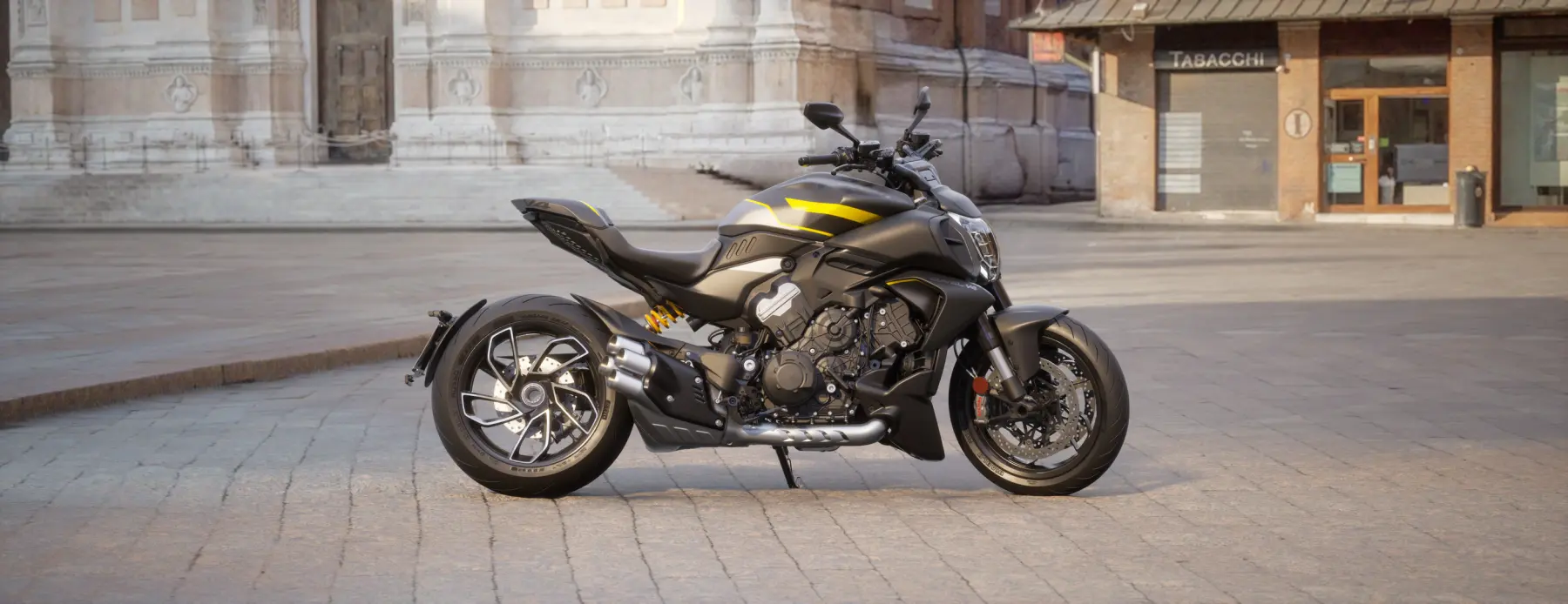 Diavel V4 Dark Stealth Yellow - 2