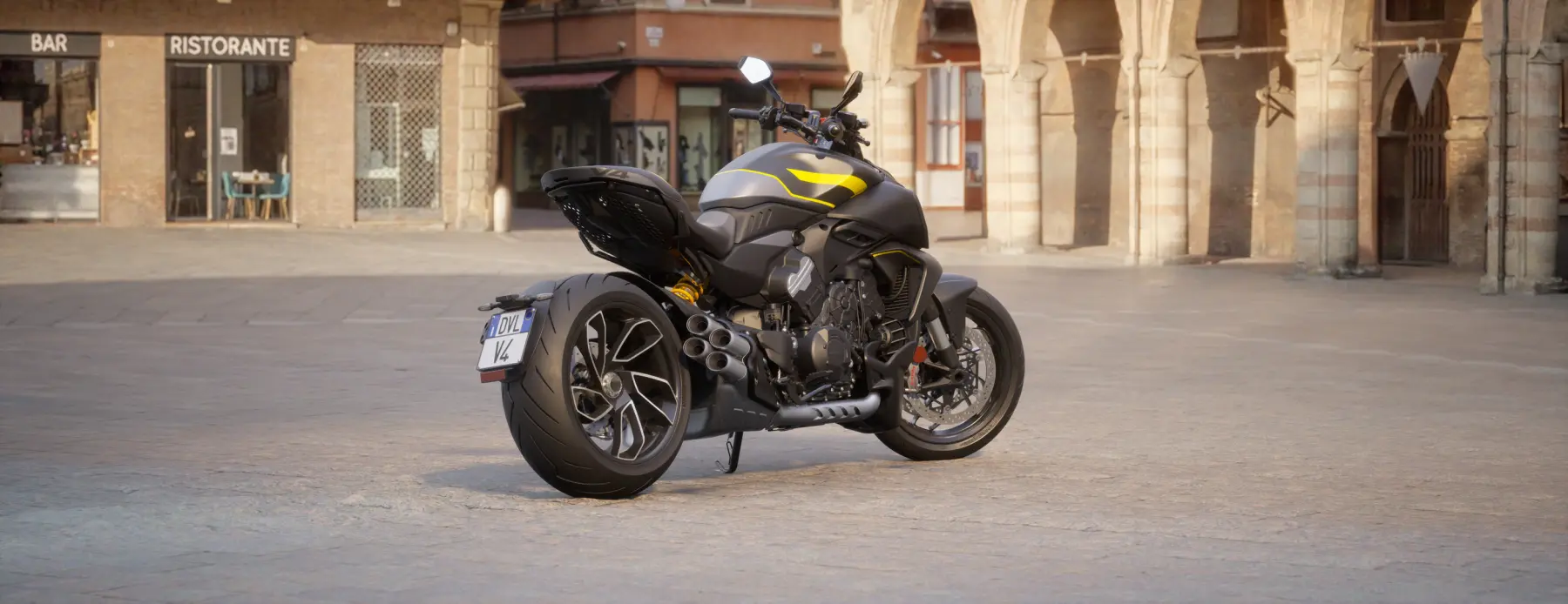 Diavel V4 Dark Stealth Yellow - 5