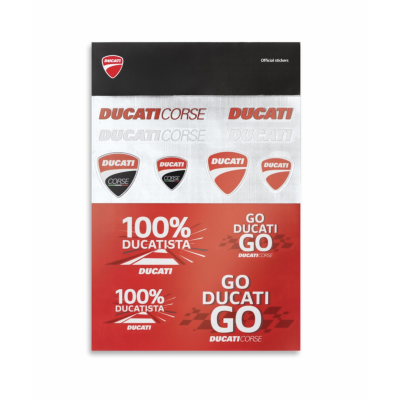 NÁLEPKY 100% DUCATISTA