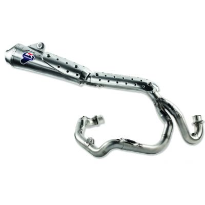 Race-Line complete steel exhaust system kit.