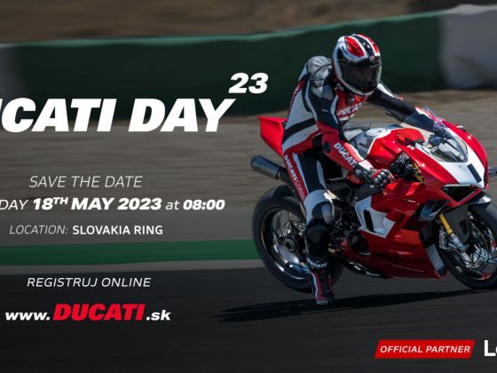 DUCATI DAY 2023 – Slovakia ring: Rezervácia testovacích jázd uzavretá